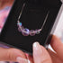 Lavender | .925 Sterling Silver | Mermaid Glass Infinity Clasp Necklace